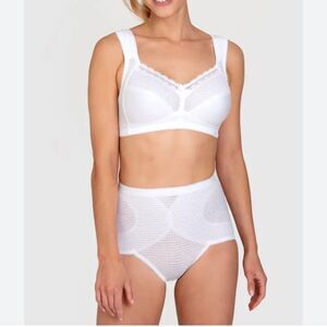 Two 4439 Miss Mary Of Sweden Diamond Women’s High Waist Tummy Support Briefs